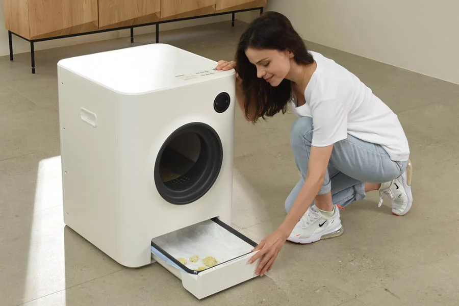 electronic kitty litter box